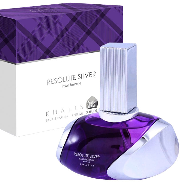 Khalis Resolute Silver for Women - Eau de Parfum
